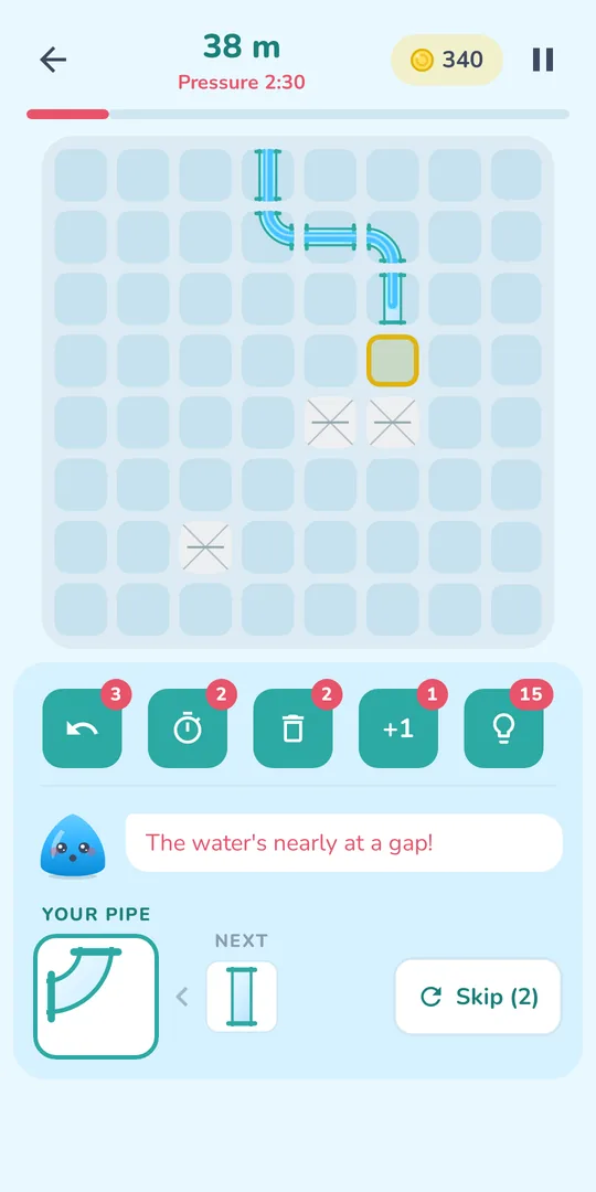 Pipeline Survival, an endless scrolling valley